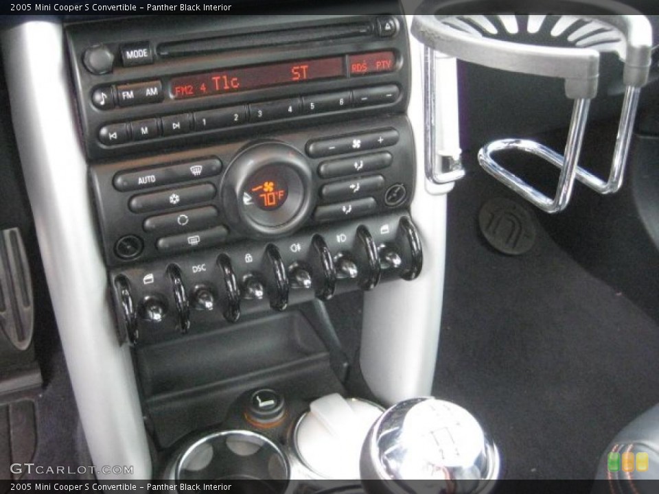 Panther Black Interior Controls for the 2005 Mini Cooper S Convertible #43553589