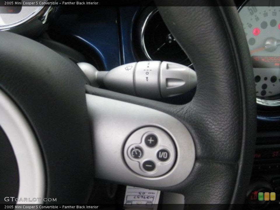Panther Black Interior Controls for the 2005 Mini Cooper S Convertible #43553629
