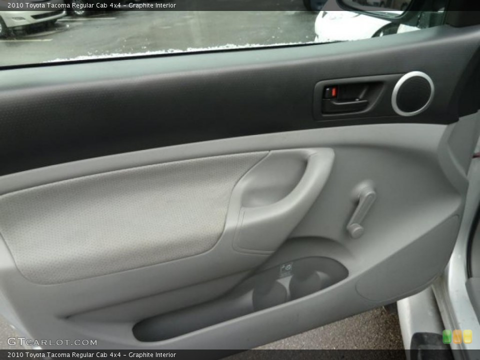 Graphite Interior Door Panel for the 2010 Toyota Tacoma Regular Cab 4x4 #43554369