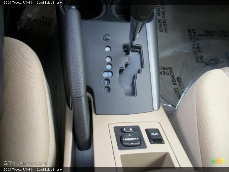 Sand Beige Interior Transmission for the 2009 Toyota RAV4 I4 #43554970