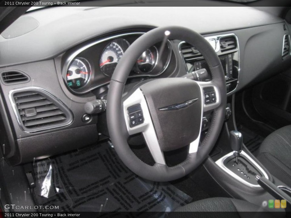 Black Interior Dashboard for the 2011 Chrysler 200 Touring #43557682