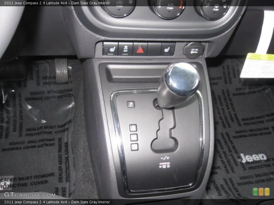 Dark Slate Gray Interior Transmission for the 2011 Jeep Compass 2.4 Latitude 4x4 #43558042