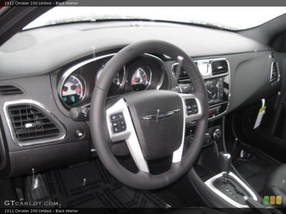 Black Interior Steering Wheel for the 2011 Chrysler 200 Limited #43558894