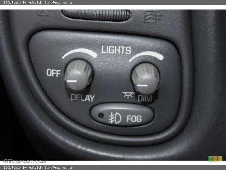 Dark Pewter Interior Controls for the 2002 Pontiac Bonneville SLE #43560566