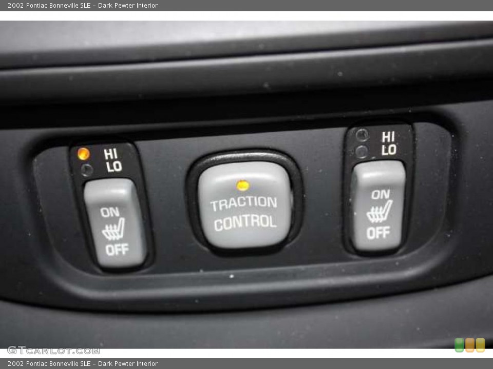 Dark Pewter Interior Controls for the 2002 Pontiac Bonneville SLE #43560582