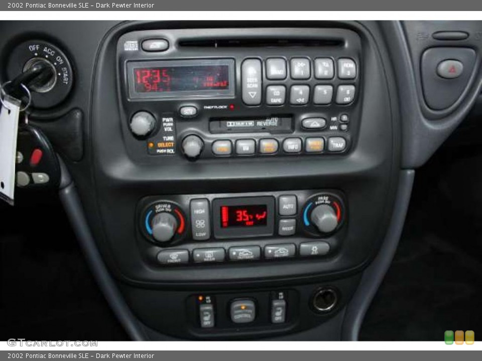 Dark Pewter Interior Controls for the 2002 Pontiac Bonneville SLE #43560594
