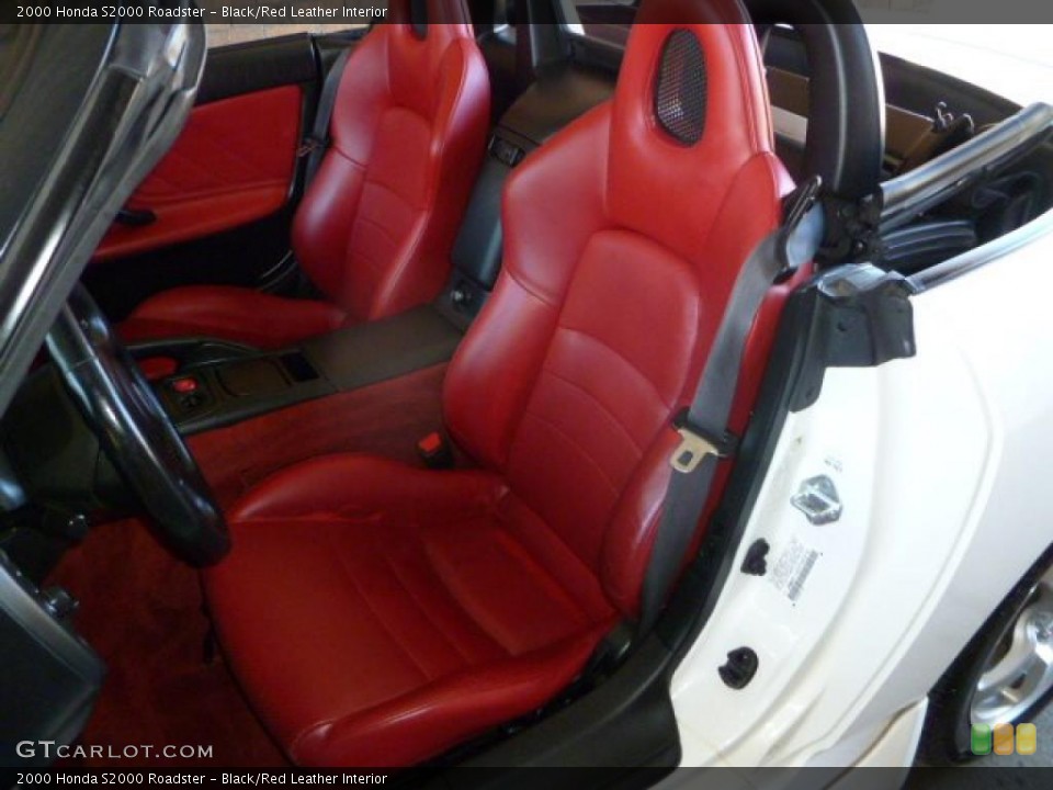 Black/Red Leather Interior Photo for the 2000 Honda S2000 Roadster #43562274