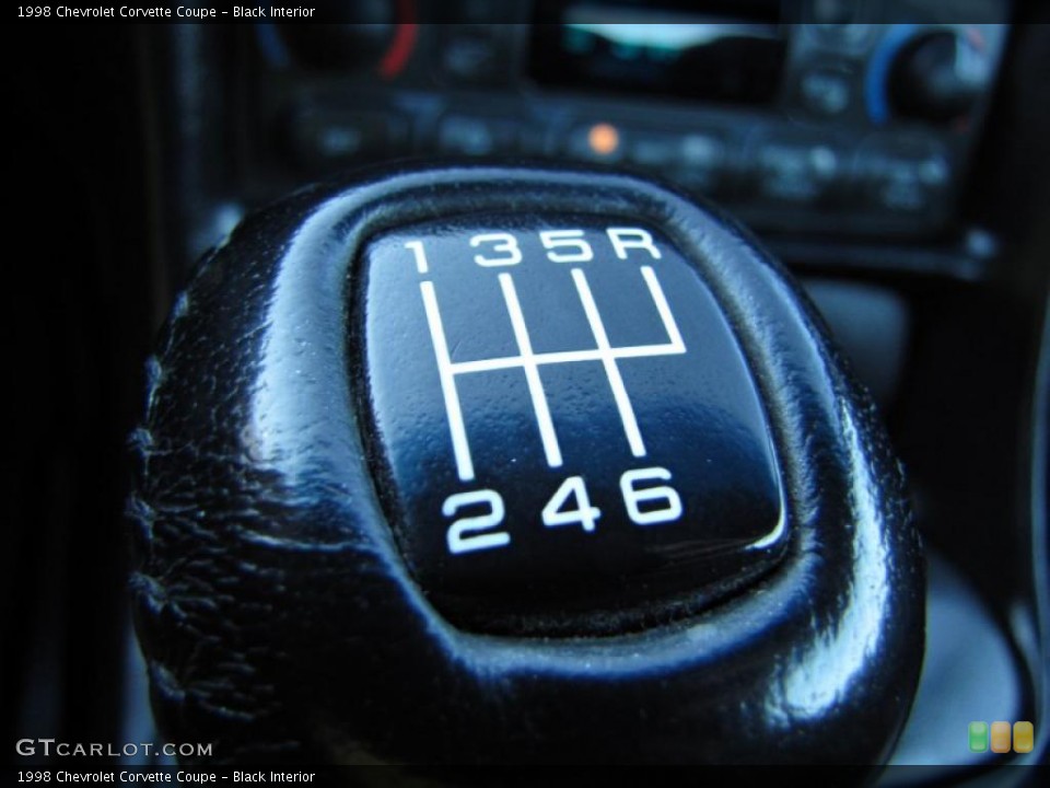 Black Interior Transmission for the 1998 Chevrolet Corvette Coupe #43562498