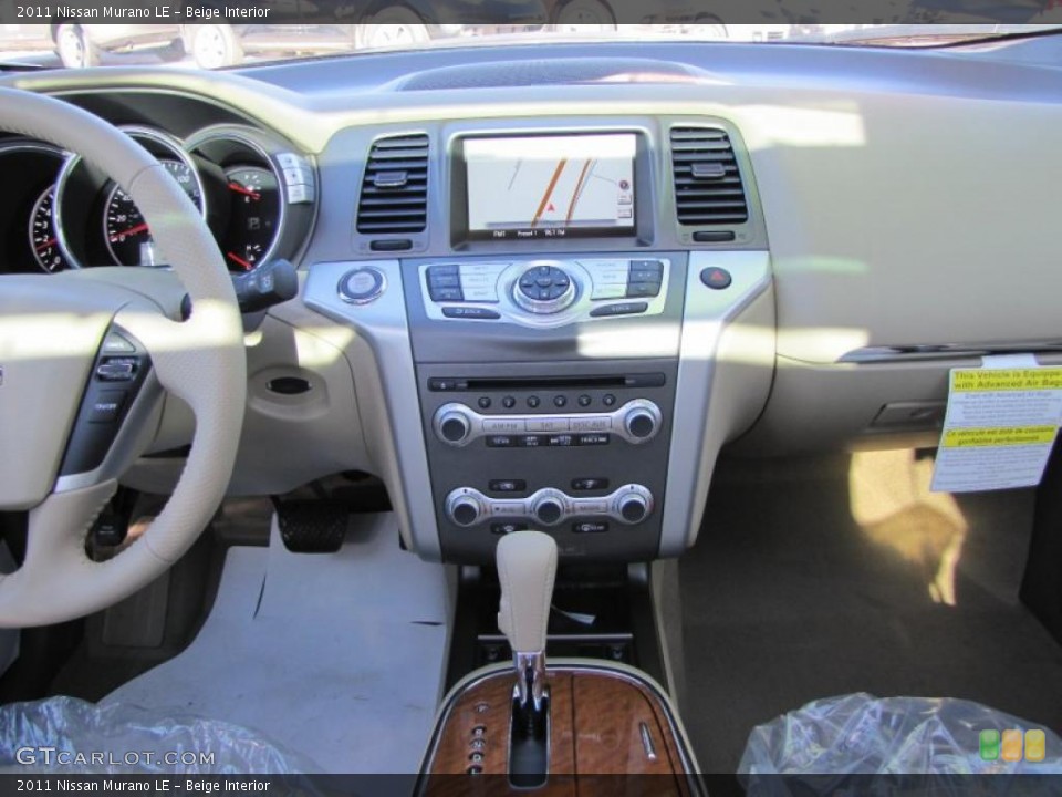 Beige Interior Dashboard for the 2011 Nissan Murano LE #43563298