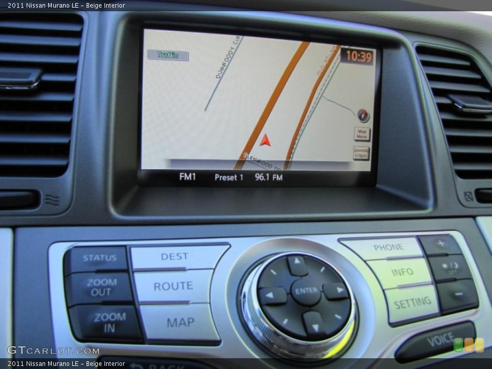 Beige Interior Navigation for the 2011 Nissan Murano LE #43563358