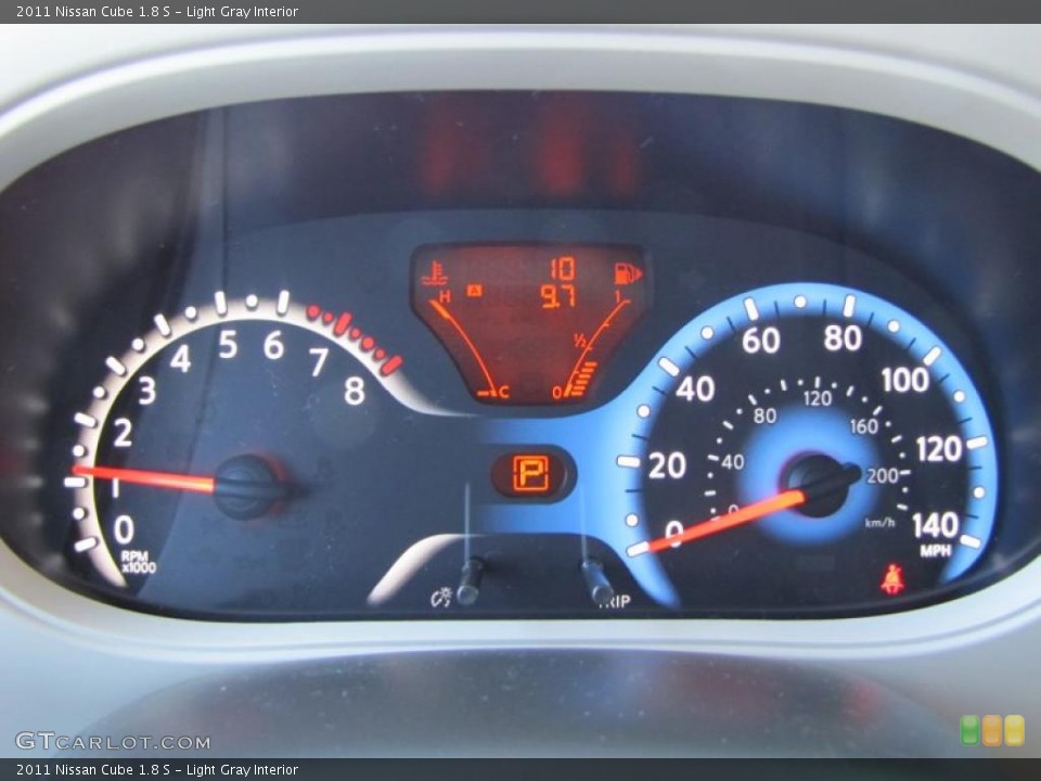 Light Gray Interior Gauges for the 2011 Nissan Cube 1.8 S #43563590
