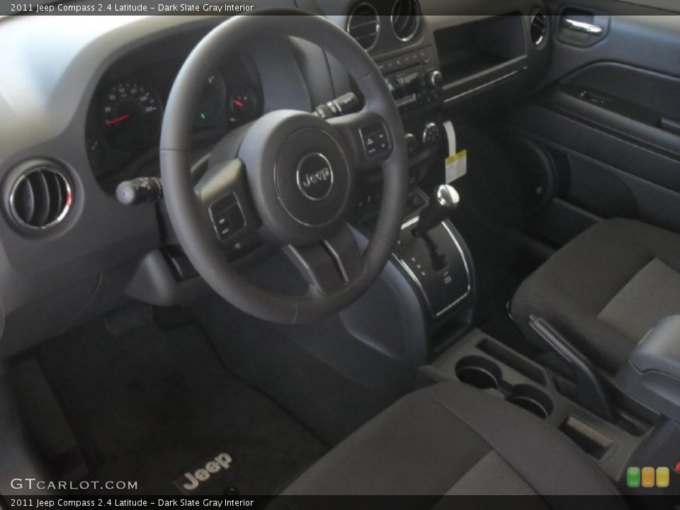 Dark Slate Gray Interior Prime Interior for the 2011 Jeep Compass 2.4 Latitude #43569023