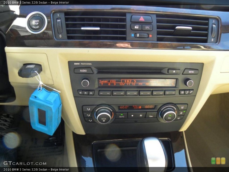 Beige Interior Controls for the 2010 BMW 3 Series 328i Sedan #43569982