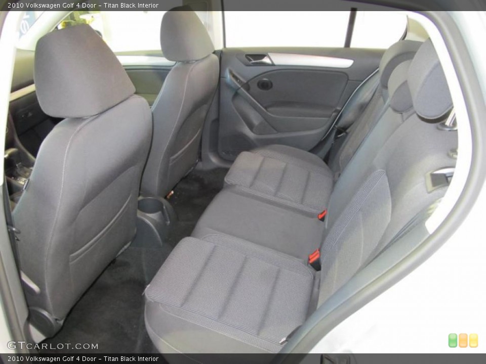 Titan Black Interior Photo for the 2010 Volkswagen Golf 4 Door #43570730