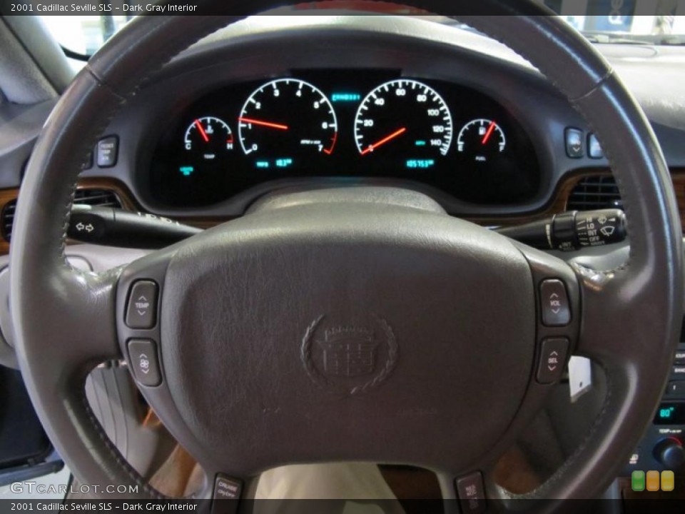 Dark Gray Interior Steering Wheel for the 2001 Cadillac Seville SLS #43575557