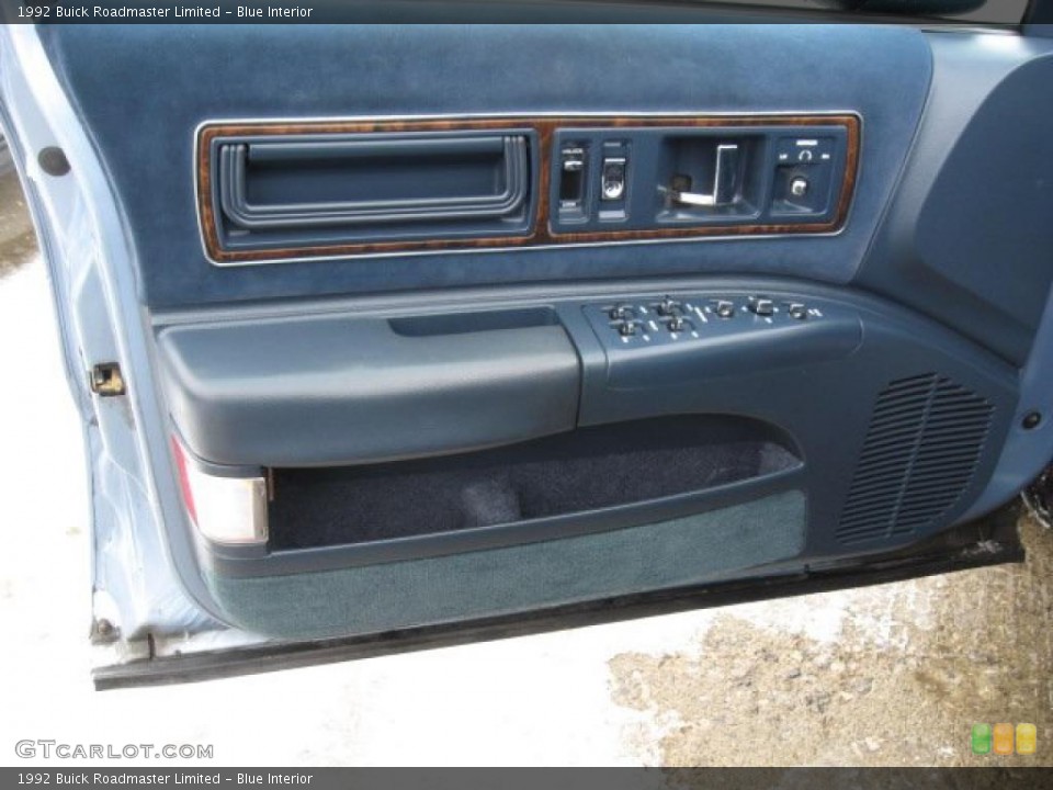 Blue Interior Door Panel for the 1992 Buick Roadmaster Limited #43579342