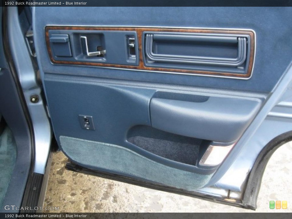 Blue Interior Door Panel for the 1992 Buick Roadmaster Limited #43579438