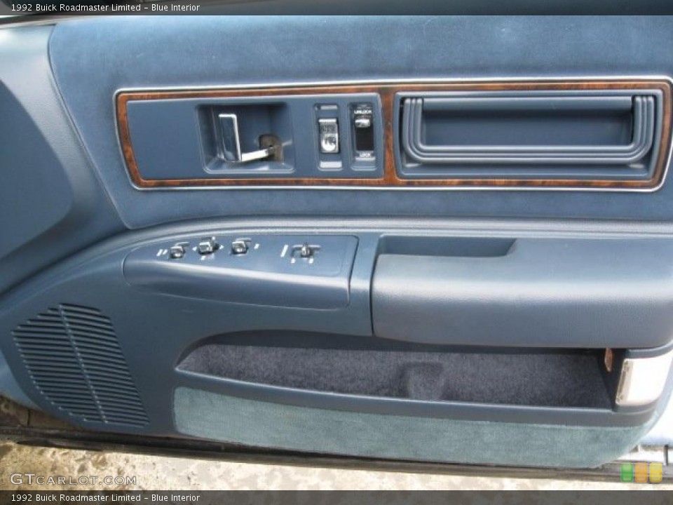 Blue Interior Door Panel for the 1992 Buick Roadmaster Limited #43579466