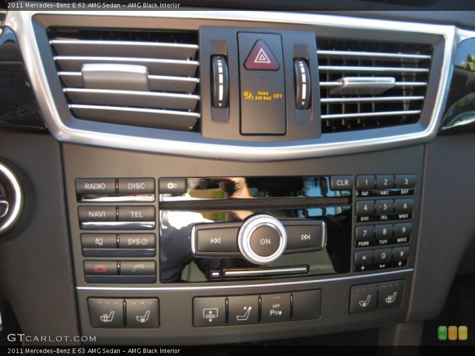 AMG Black Interior Controls for the 2011 Mercedes-Benz E 63 AMG Sedan #43580519