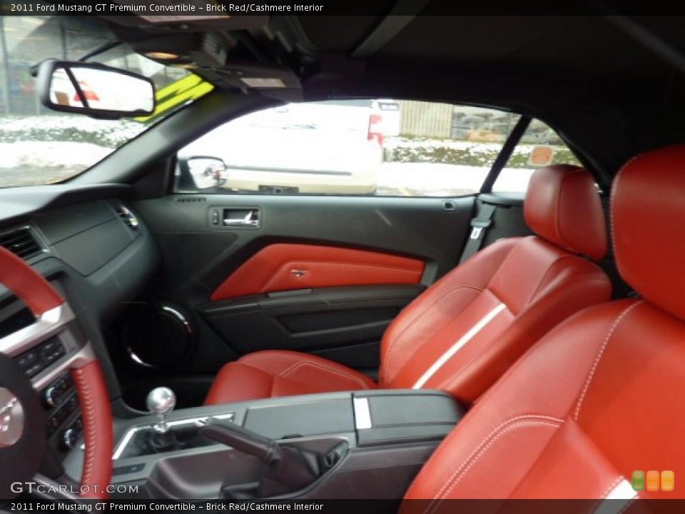 Brick Red/Cashmere Interior Photo for the 2011 Ford Mustang GT Premium Convertible #43582291