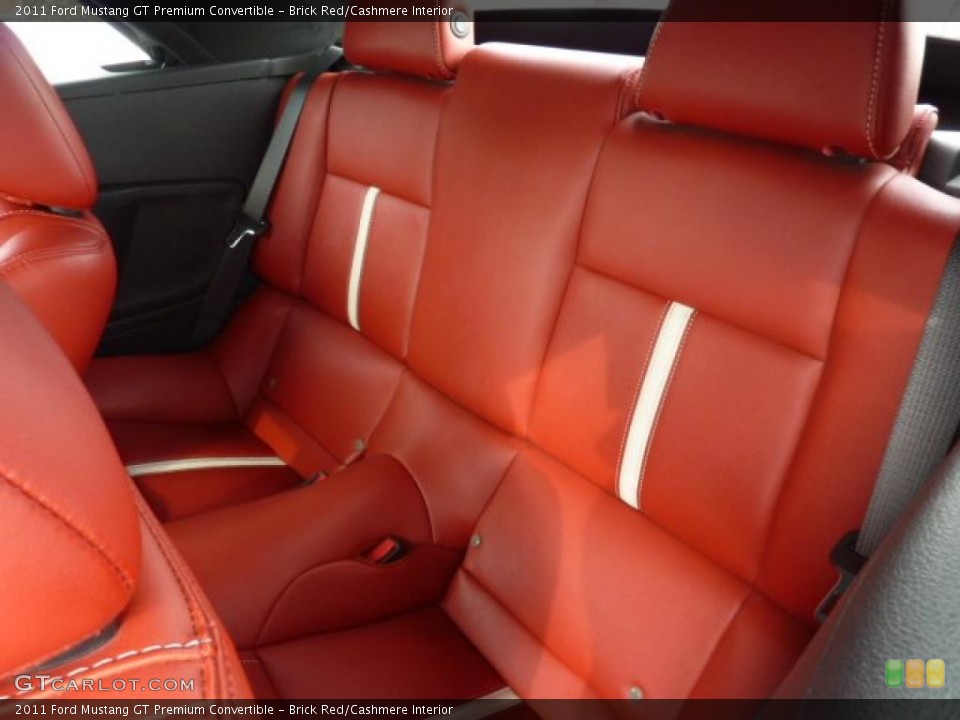 Brick Red/Cashmere Interior Photo for the 2011 Ford Mustang GT Premium Convertible #43582327