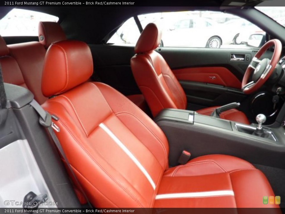 Brick Red/Cashmere Interior Photo for the 2011 Ford Mustang GT Premium Convertible #43582340