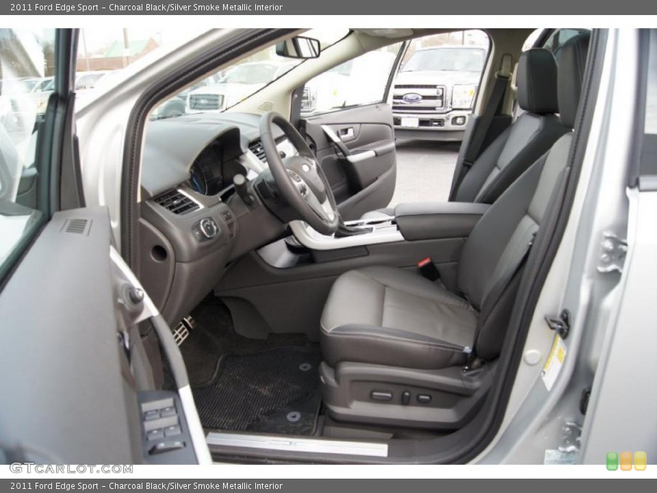 Charcoal Black/Silver Smoke Metallic Interior Photo for the 2011 Ford Edge Sport #43588823