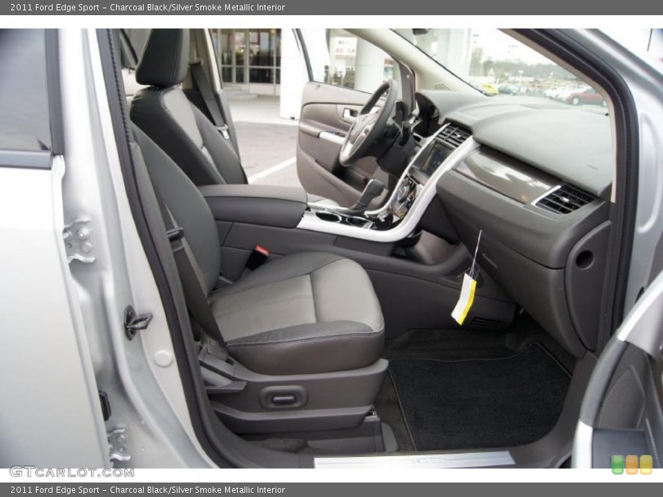 Charcoal Black/Silver Smoke Metallic Interior Photo for the 2011 Ford Edge Sport #43588967