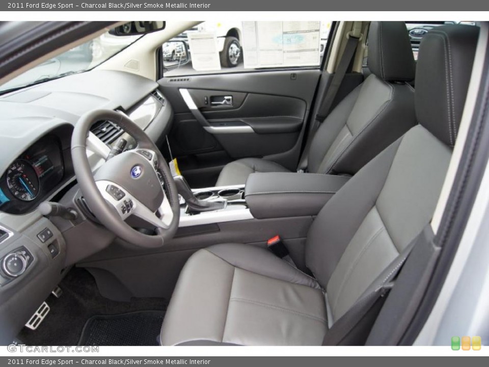 Charcoal Black/Silver Smoke Metallic Interior Photo for the 2011 Ford Edge Sport #43589115