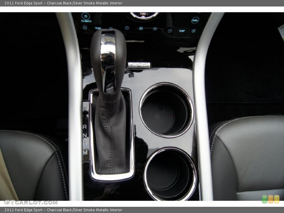 Charcoal Black/Silver Smoke Metallic Interior Transmission for the 2011 Ford Edge Sport #43589279