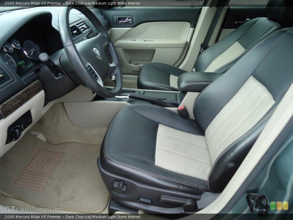 Dark Charcoal/Medium Light Stone Interior Photo for the 2006 Mercury Milan V6 Premier #43589765