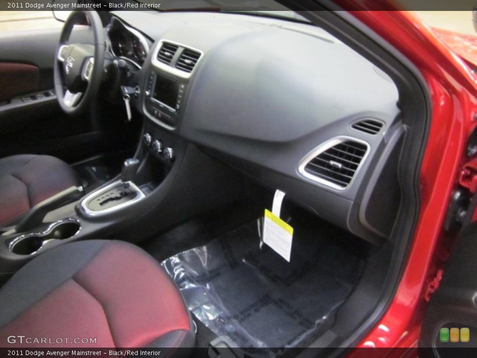 Black/Red Interior Dashboard for the 2011 Dodge Avenger Mainstreet #43595717