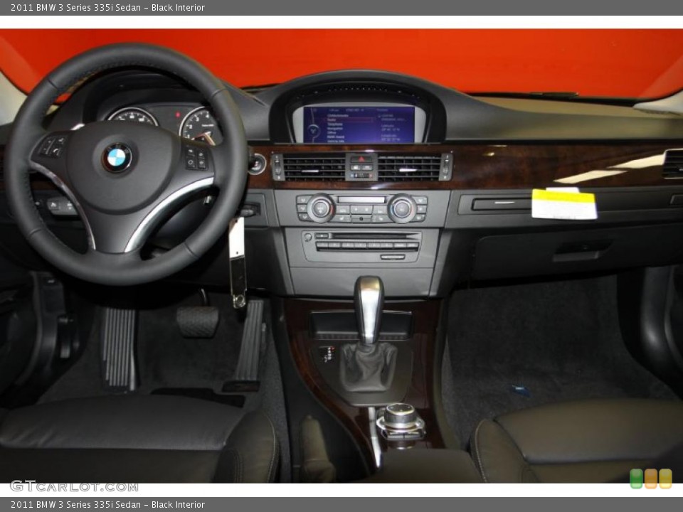 Black Interior Dashboard for the 2011 BMW 3 Series 335i Sedan #43601541