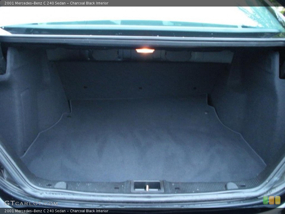 Charcoal Black Interior Trunk for the 2001 Mercedes-Benz C 240 Sedan #43609161