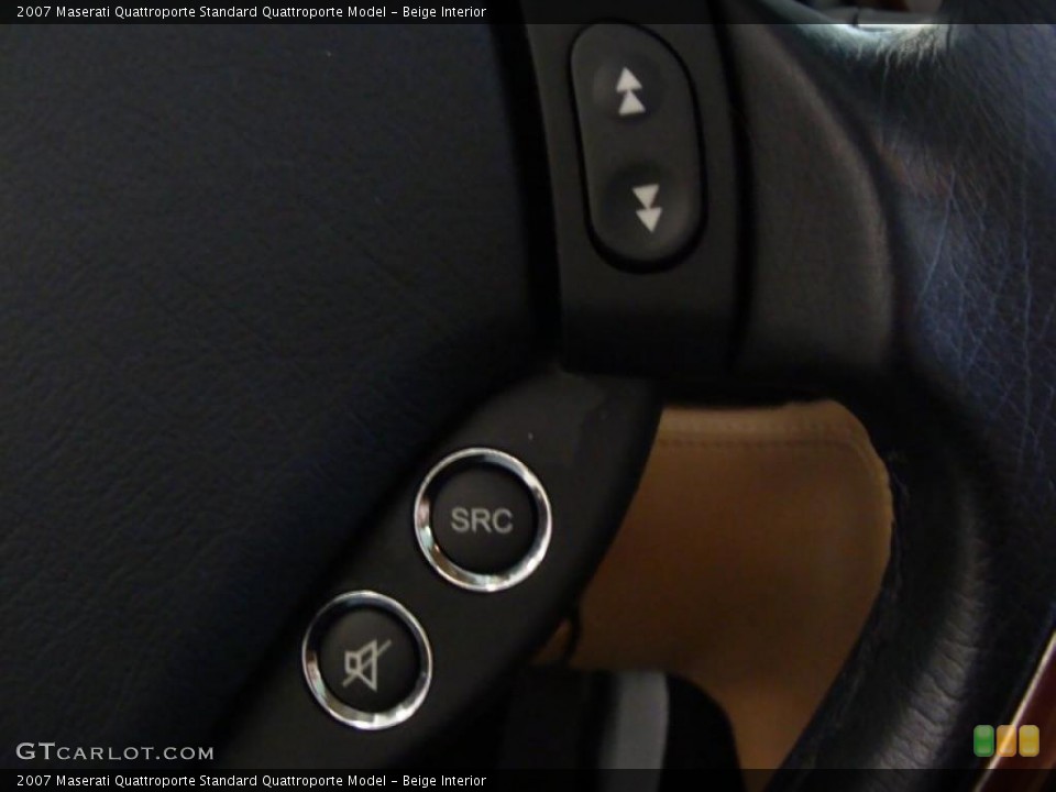 Beige Interior Controls for the 2007 Maserati Quattroporte  #43615184