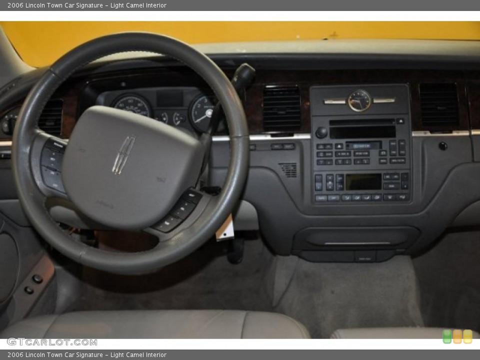 Light Camel Interior Dashboard for the 2006 Lincoln Town Car Signature #43618899