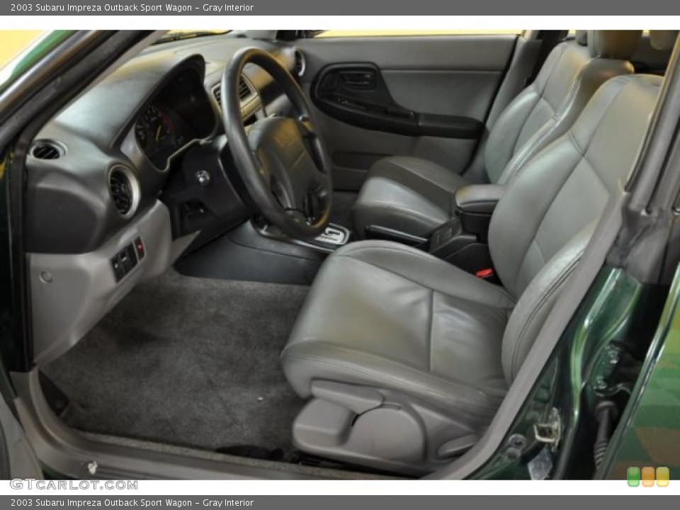 Gray Interior Photo for the 2003 Subaru Impreza Outback Sport Wagon #43619443