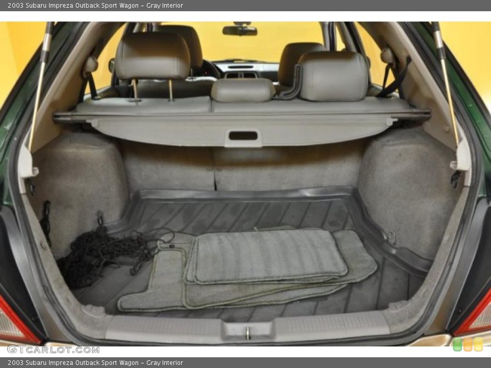 Gray Interior Trunk for the 2003 Subaru Impreza Outback Sport Wagon #43619471