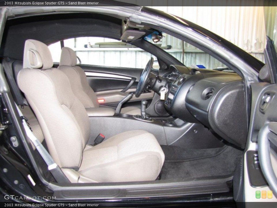 Sand Blast Interior Photo for the 2003 Mitsubishi Eclipse Spyder GTS #43622168