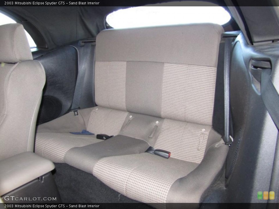 Sand Blast Interior Photo for the 2003 Mitsubishi Eclipse Spyder GTS #43622188