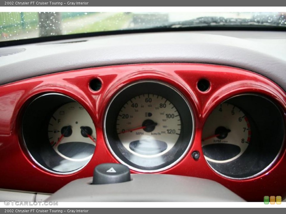 Gray Interior Gauges for the 2002 Chrysler PT Cruiser Touring #43622208