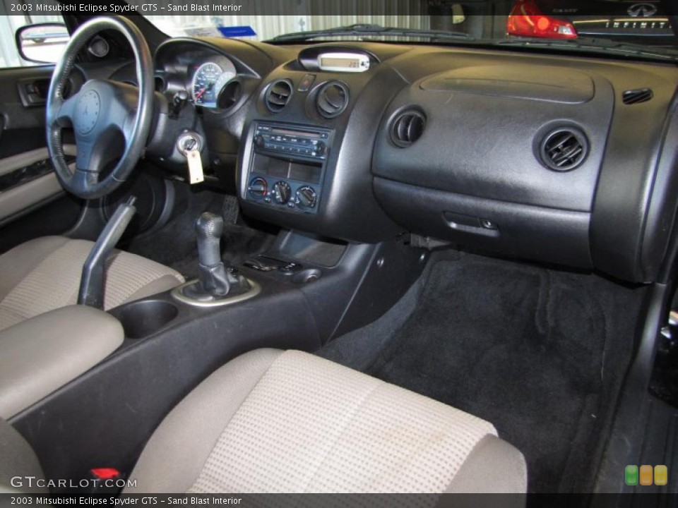 Sand Blast Interior Dashboard for the 2003 Mitsubishi Eclipse Spyder GTS #43622228