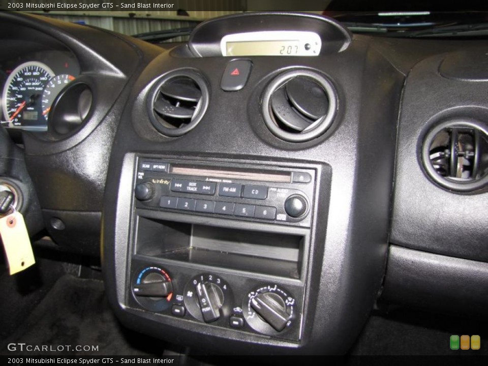 Sand Blast Interior Controls for the 2003 Mitsubishi Eclipse Spyder GTS #43622236