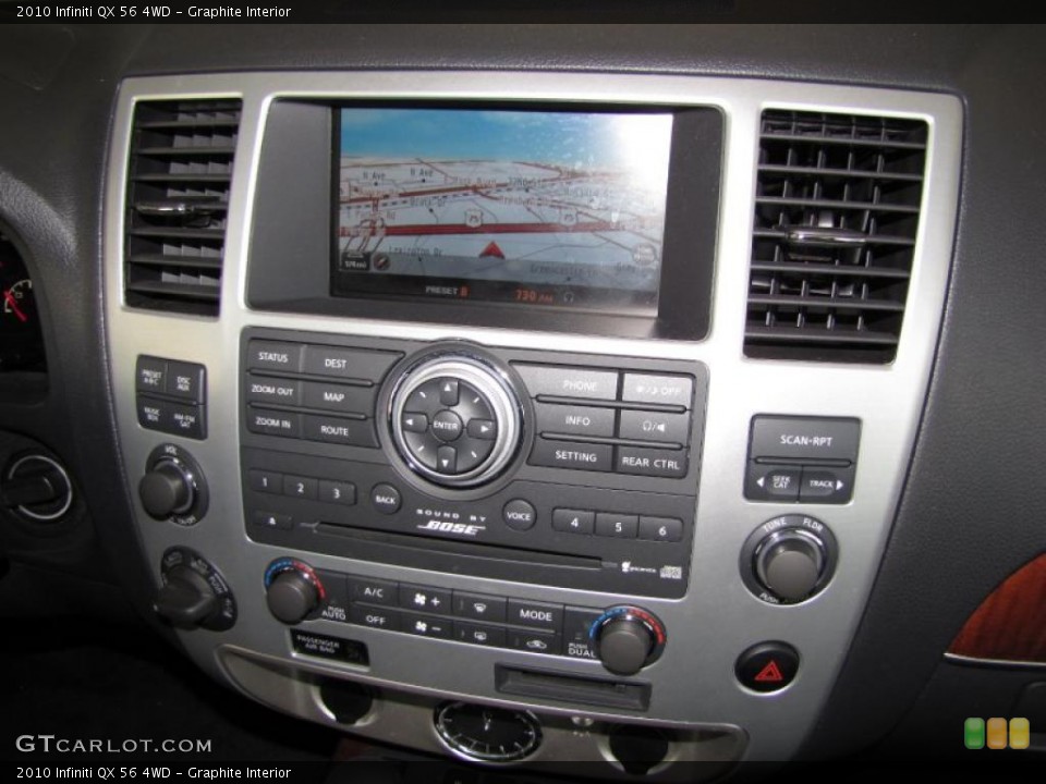 Graphite Interior Navigation for the 2010 Infiniti QX 56 4WD #43622648