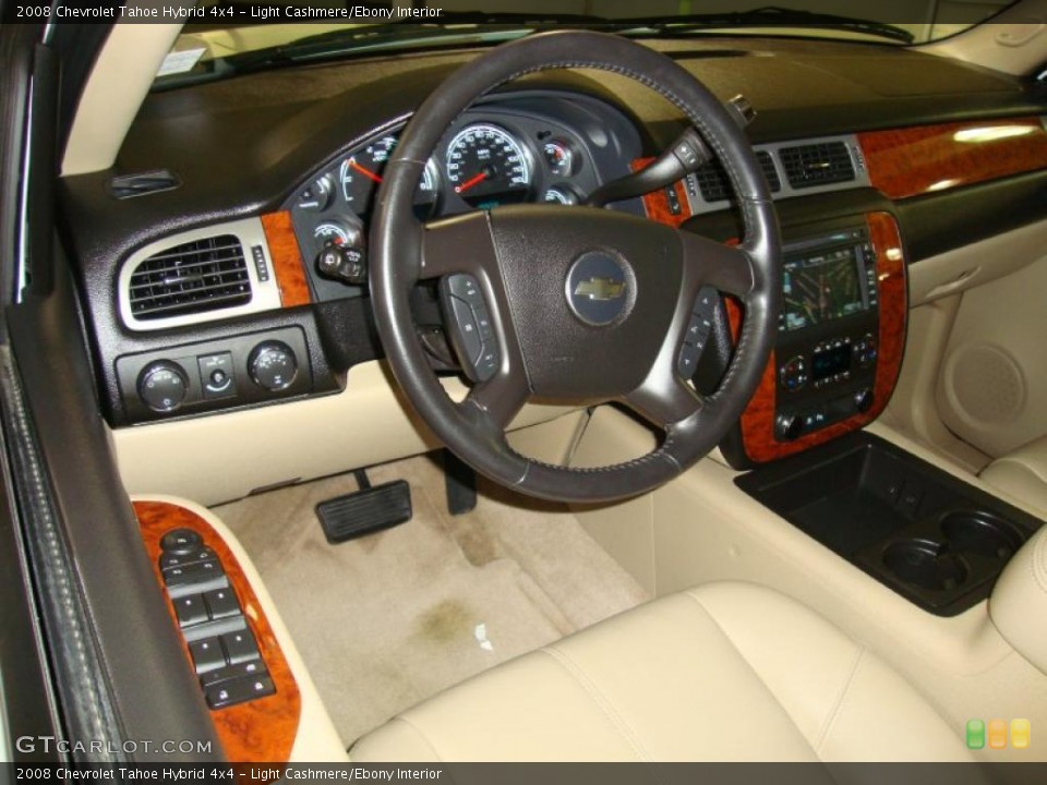 Light Cashmere/Ebony Interior Prime Interior for the 2008 Chevrolet Tahoe Hybrid 4x4 #43625856