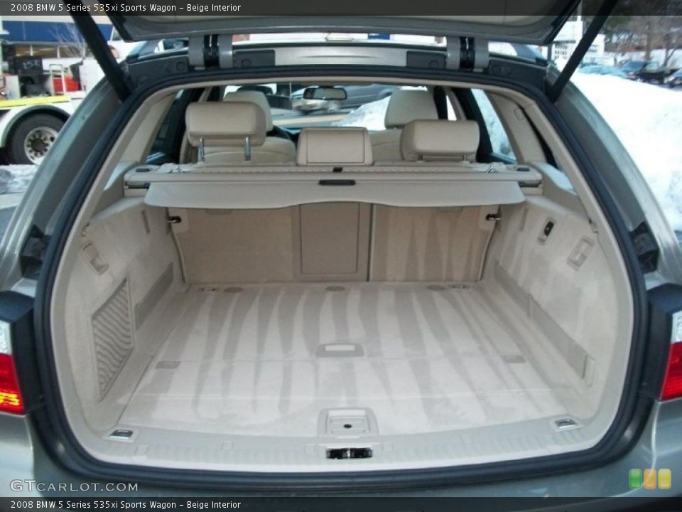 Beige Interior Trunk for the 2008 BMW 5 Series 535xi Sports Wagon #43626042