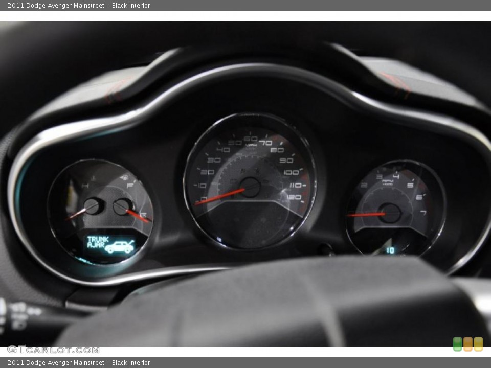 Black Interior Gauges for the 2011 Dodge Avenger Mainstreet #43629344