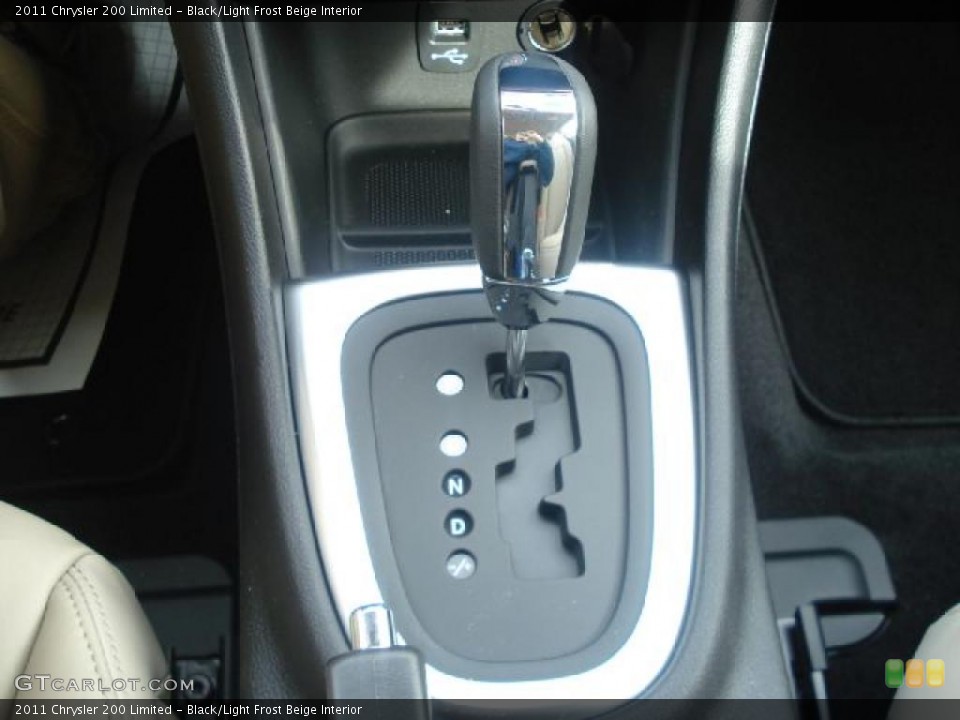 Black/Light Frost Beige Interior Transmission for the 2011 Chrysler 200 Limited #43635516