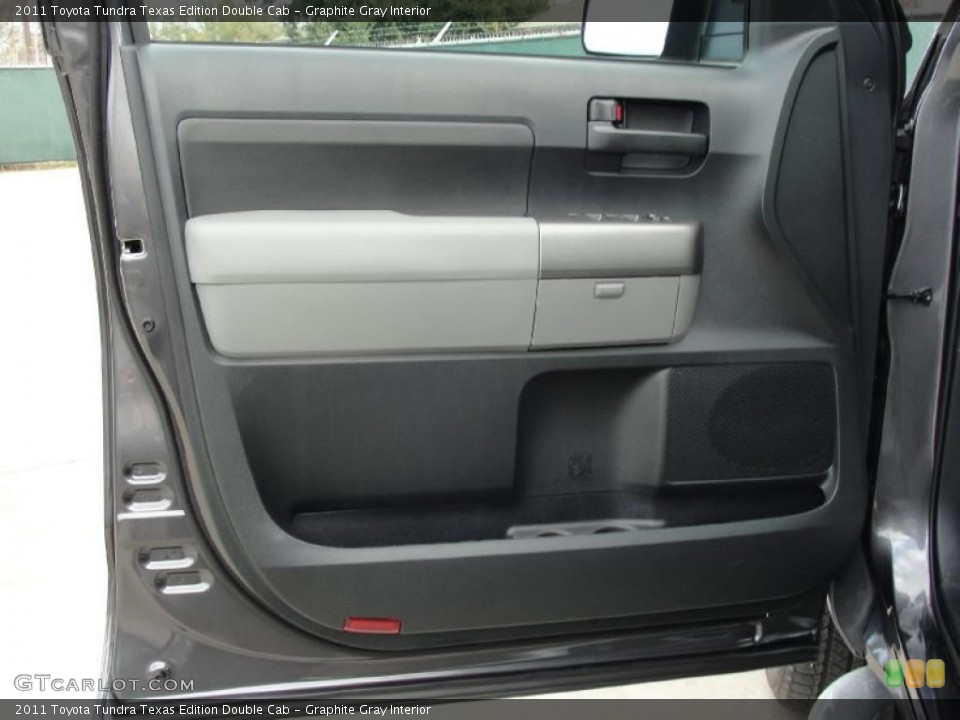 Graphite Gray Interior Door Panel for the 2011 Toyota Tundra Texas Edition Double Cab #43637288