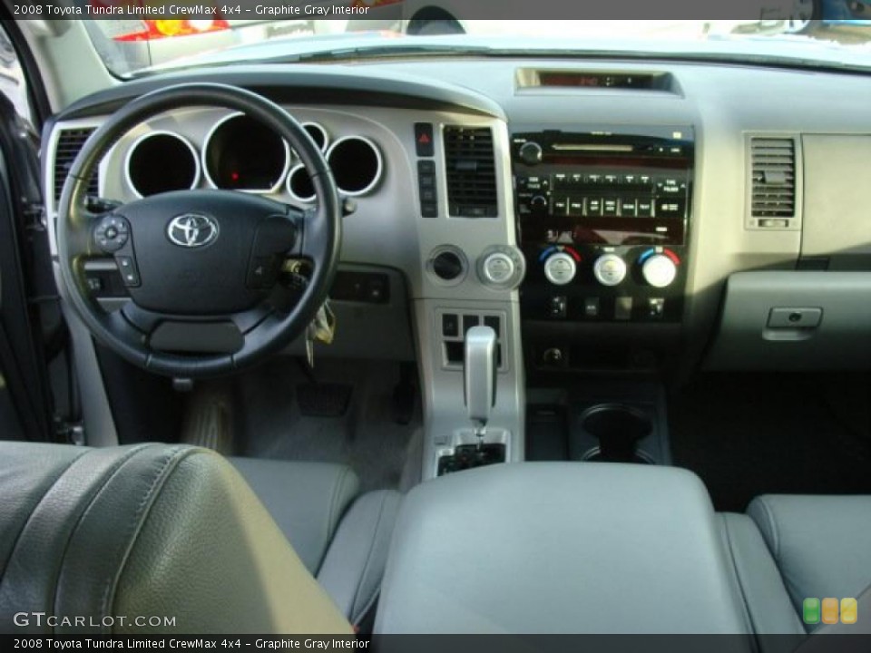 Graphite Gray Interior Dashboard for the 2008 Toyota Tundra Limited CrewMax 4x4 #43641280